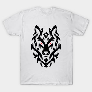 Wolf Tribal Ornament lovely blend drawing cute cool colorful T-Shirt